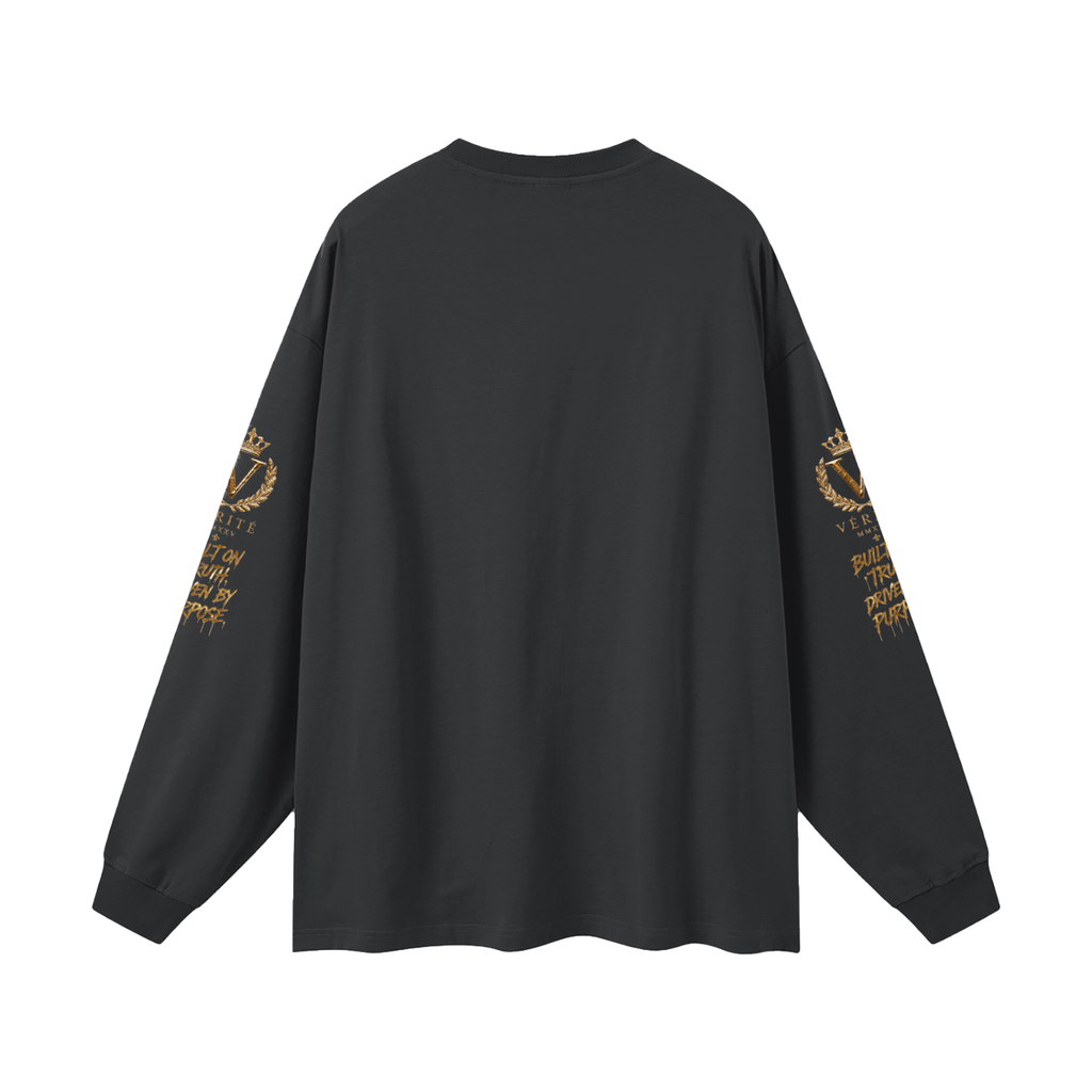 7NV-VERITE-Oversized Unisex Long Sleeve T-Shirt