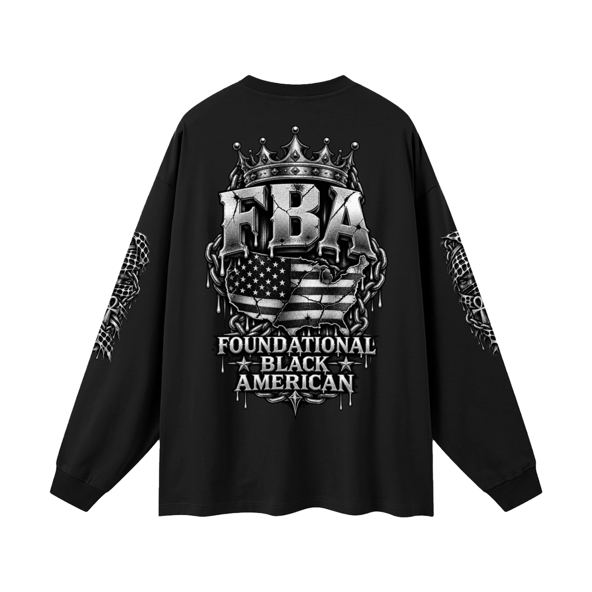 FBA-Oversized Unisex Long Sleeve T-Shirt