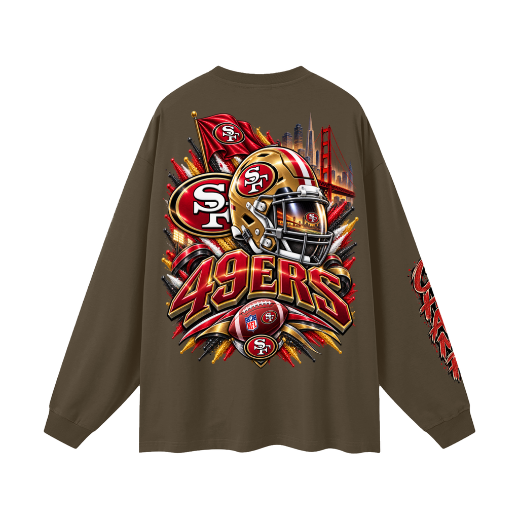 Team-Oversized Unisex Long Sleeve T-Shirt