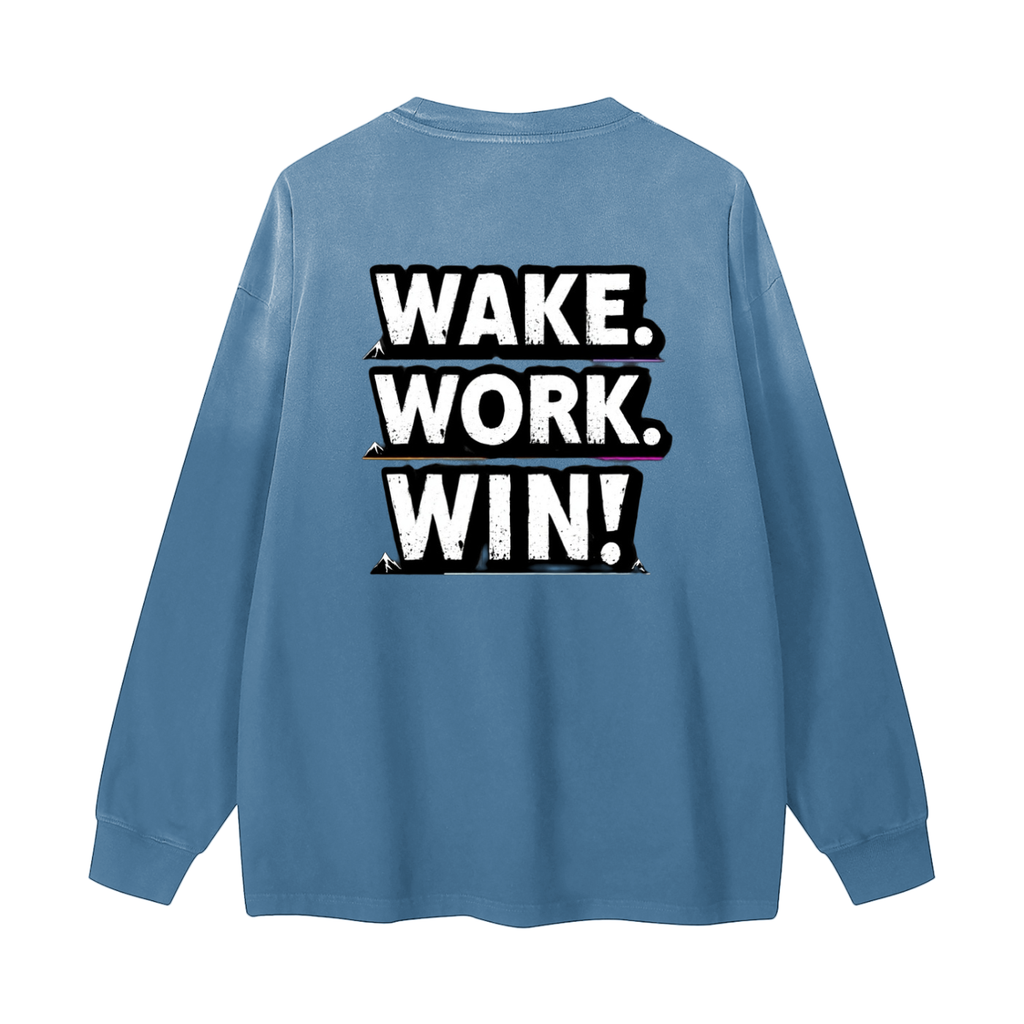 Gradient Washed Long Sleeve T-Shirt