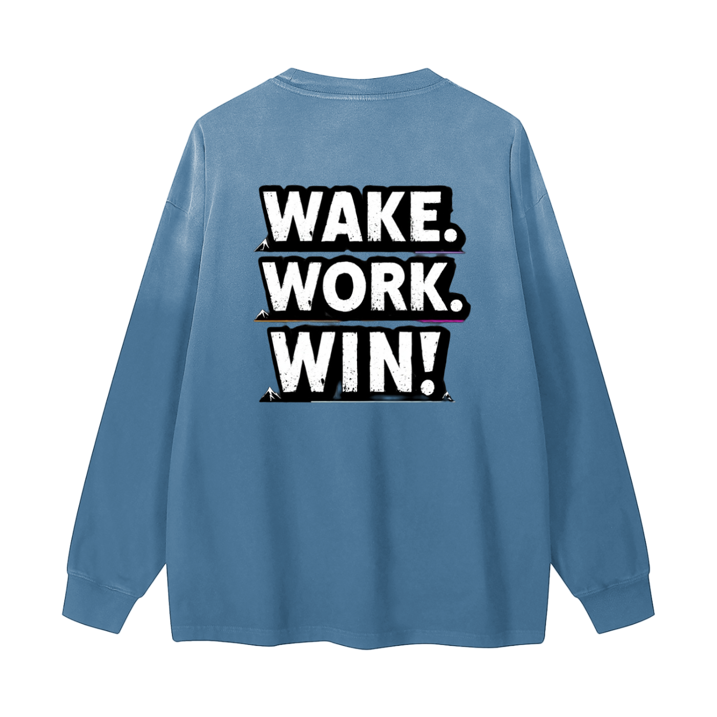 Gradient Washed Long Sleeve T-Shirt