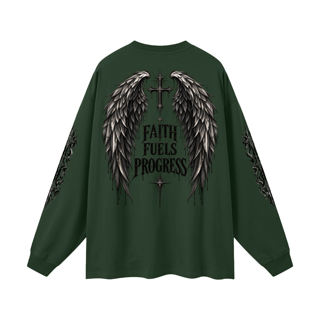 7NV-Oversized Unisex Long Sleeve T-Shirt