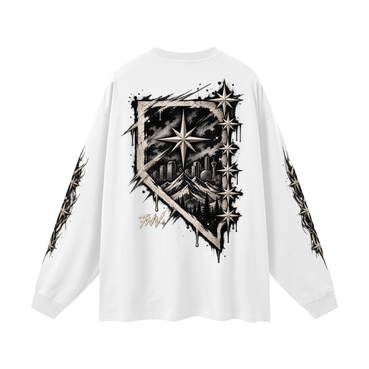 7NV-Oversized Unisex Long Sleeve T-Shirt