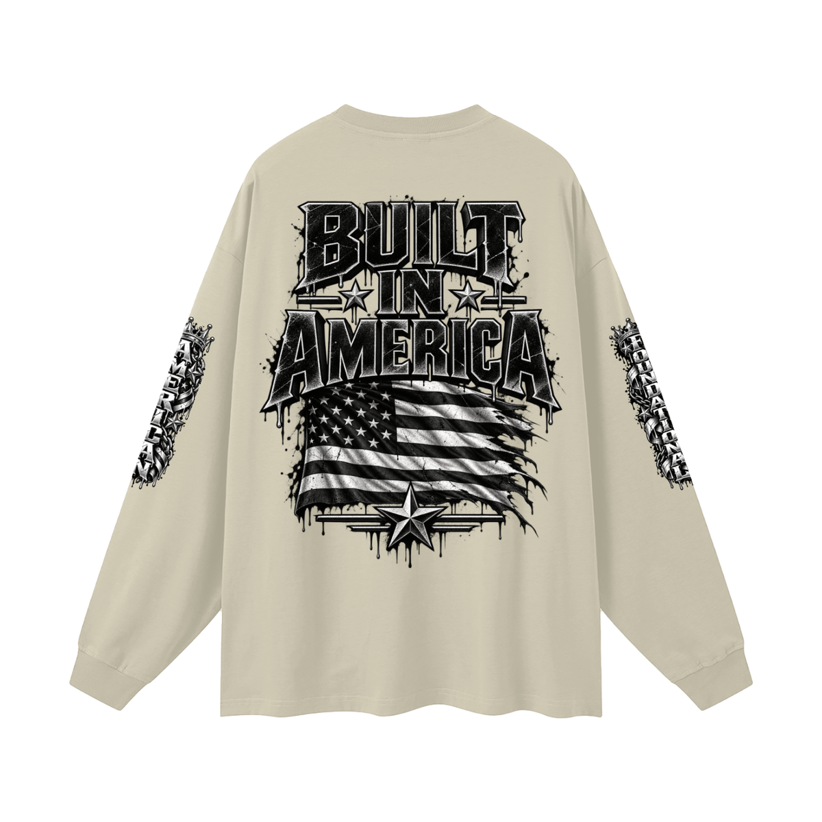 FBA-Oversized Unisex Long Sleeve T-Shirt