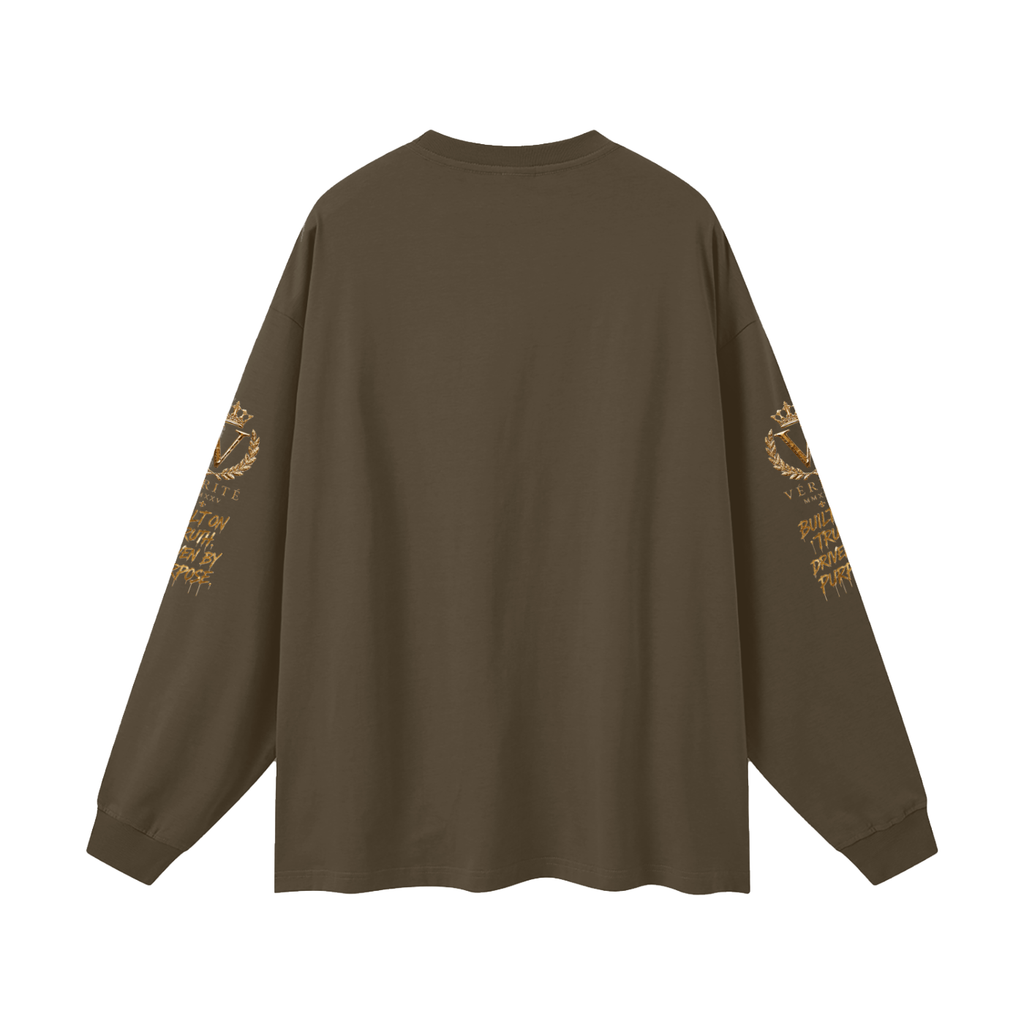 7NV-VERITE-Oversized Unisex Long Sleeve T-Shirt