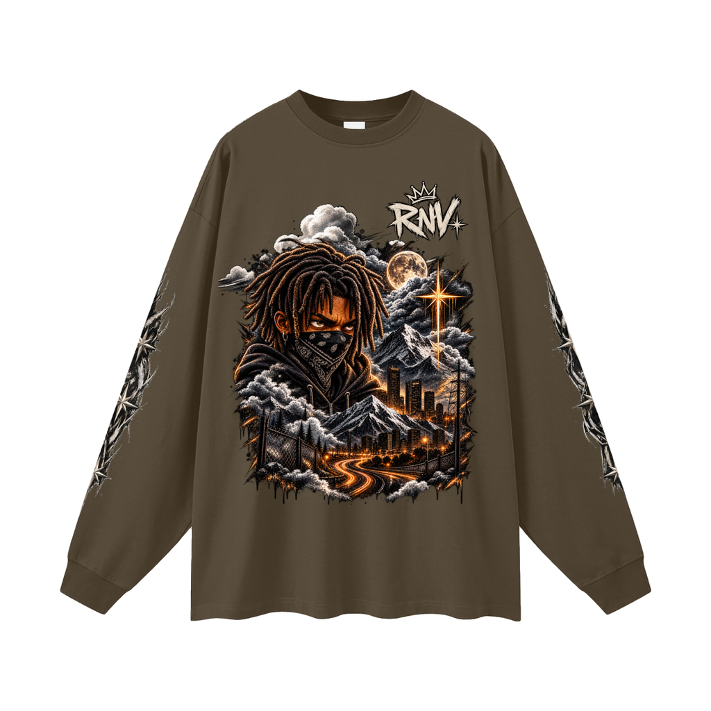 7NV-Oversized Unisex Long Sleeve T-Shirt