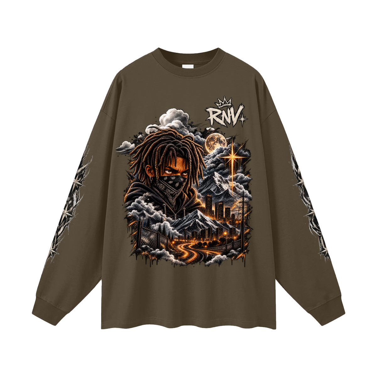 7NV-Oversized Unisex Long Sleeve T-Shirt