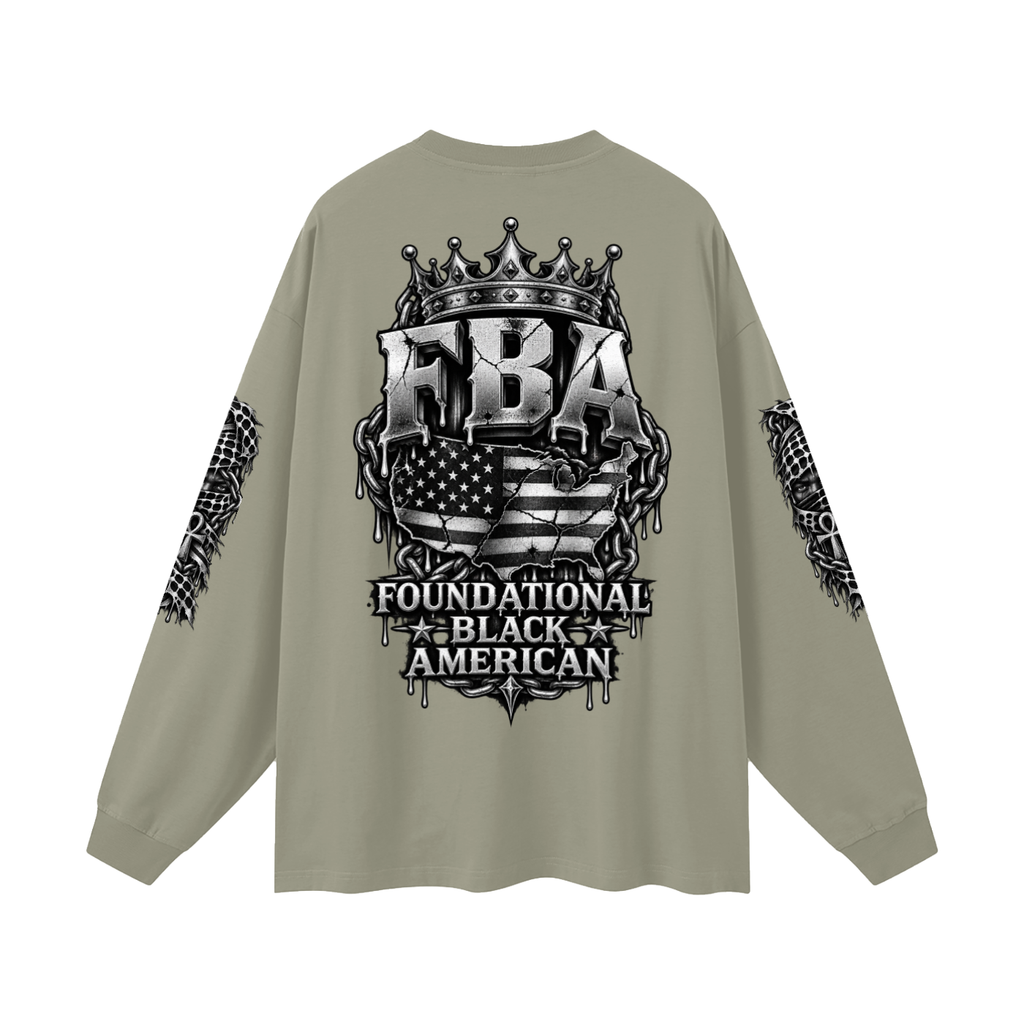 FBA-Oversized Unisex Long Sleeve T-Shirt