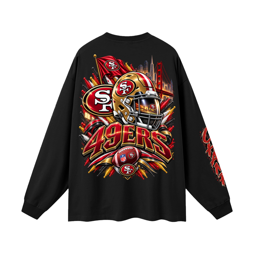 Team-Oversized Unisex Long Sleeve T-Shirt