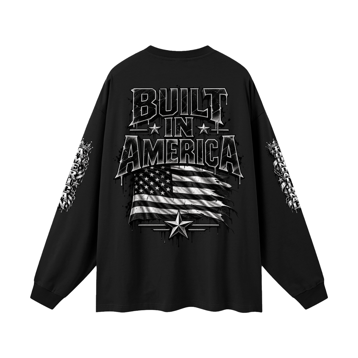 FBA-Oversized Unisex Long Sleeve T-Shirt