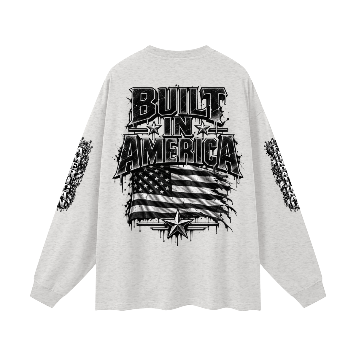 FBA-Oversized Unisex Long Sleeve T-Shirt