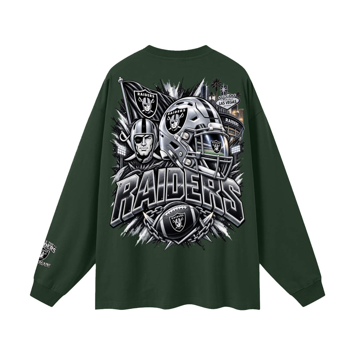Team-Oversized Unisex Long Sleeve T-Shirt