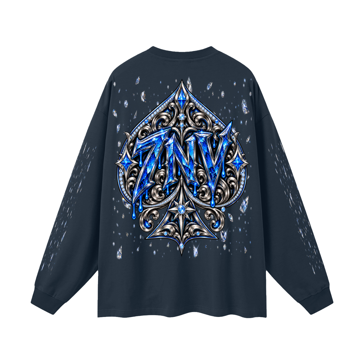 7NV-Oversized Unisex Long Sleeve T-Shirt