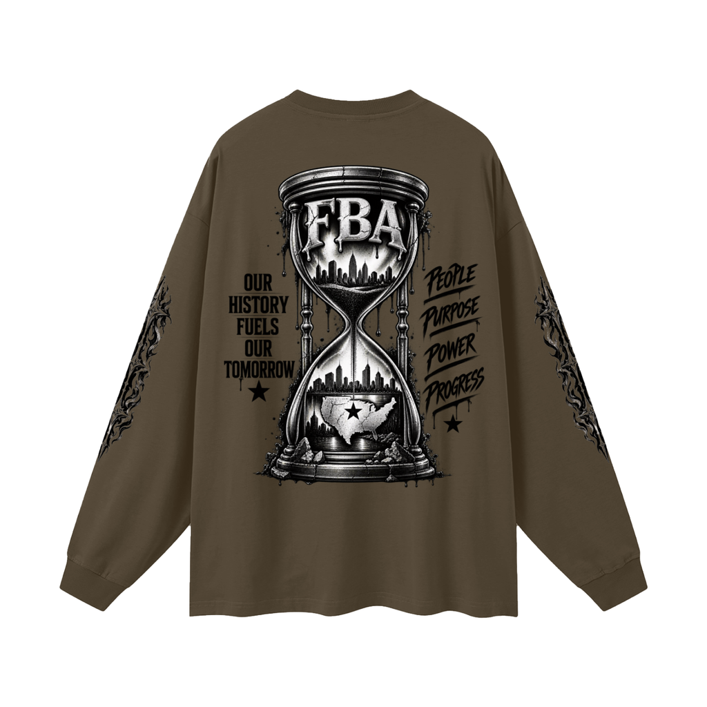 FBA-Oversized Unisex Long Sleeve T-Shirt