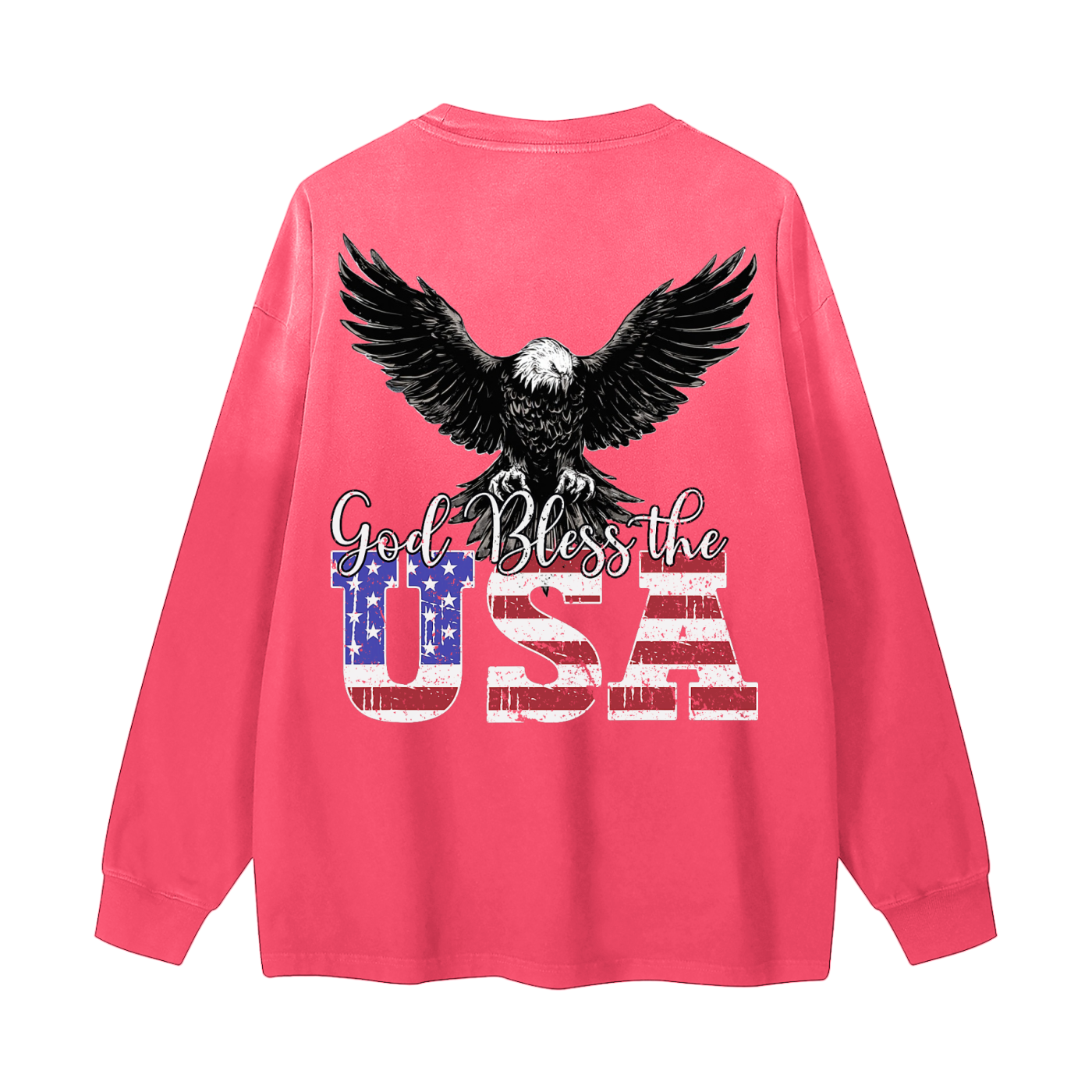 Gradient Washed Long Sleeve T-Shirt