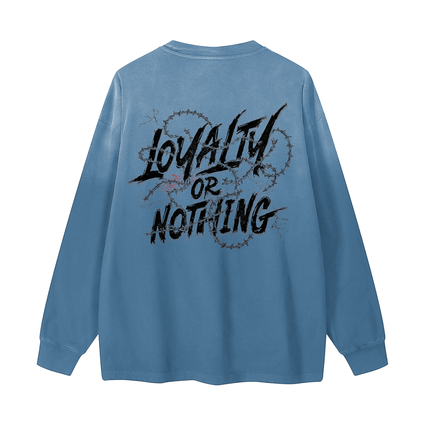 Gradient Washed Long Sleeve T-Shirt