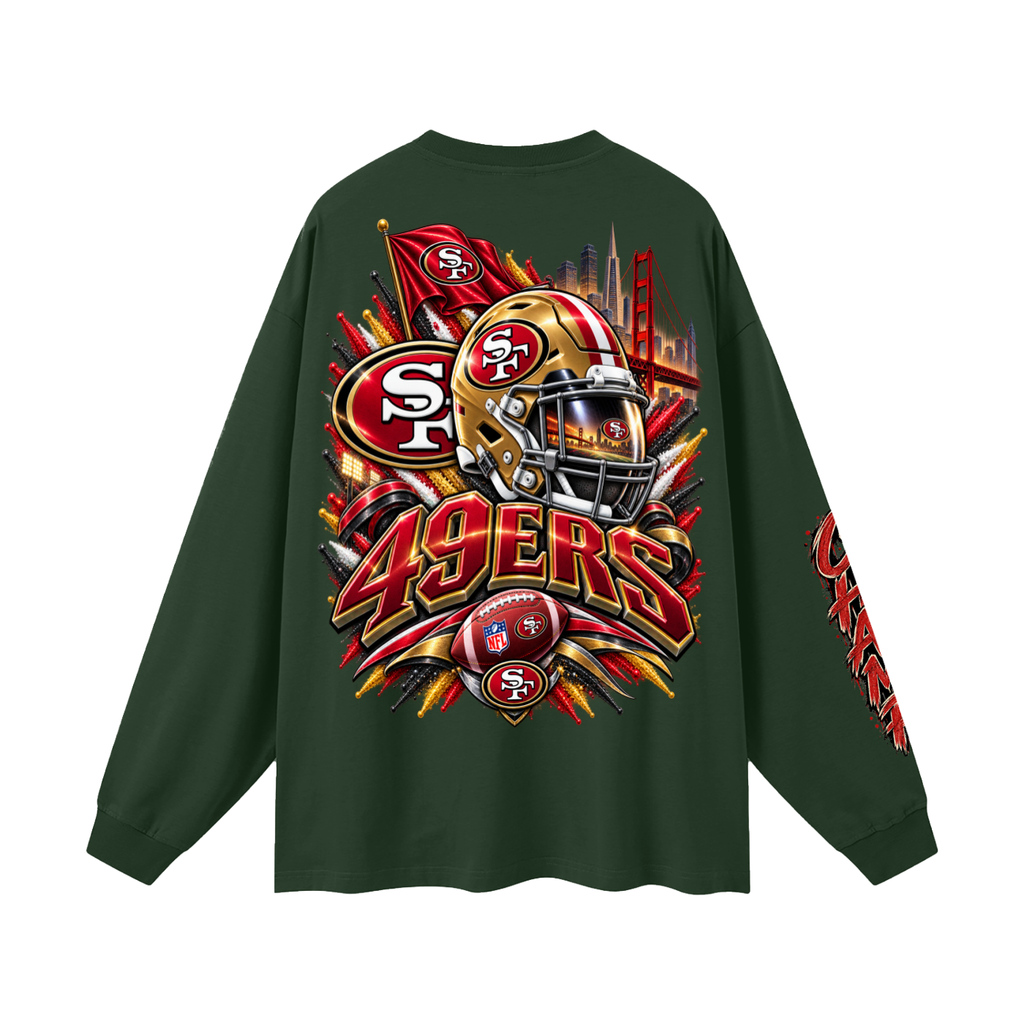 Team-Oversized Unisex Long Sleeve T-Shirt